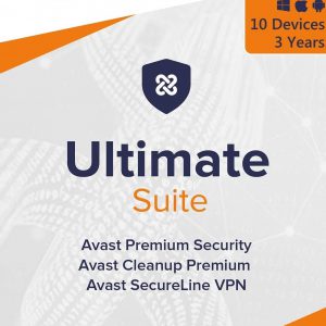 Avast Ultimate Suite 2020 3 Years 10 Devices Global