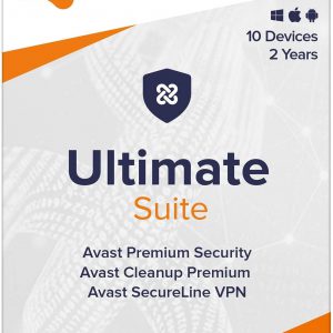 Avast Ultimate Suite 2020 2 Years 10 Devices Global